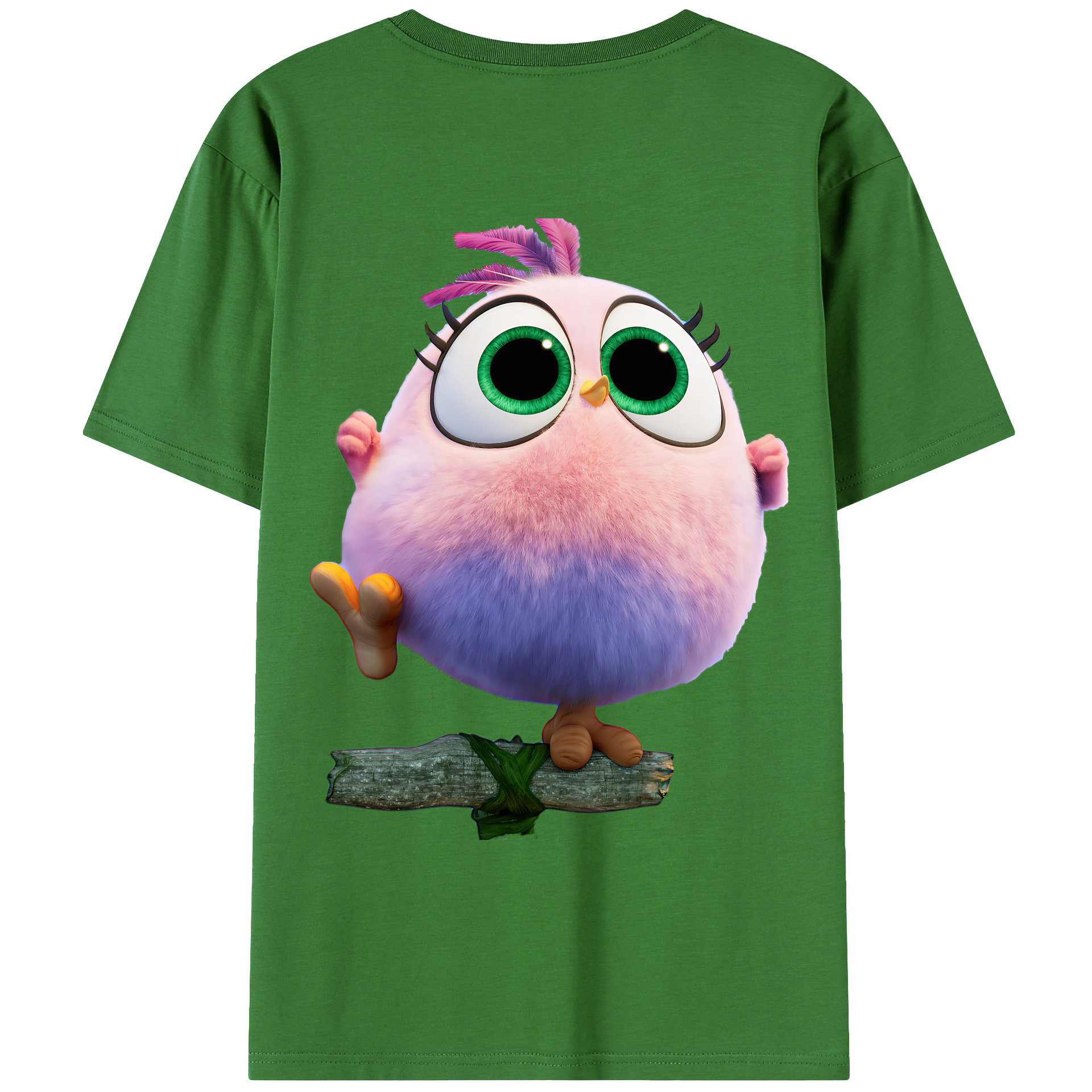 （画像用） Angry Birds アングリーバード レディース半袖Tシャツ(バックプリント)
